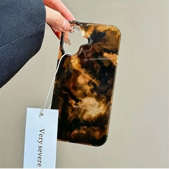 Apple Phone Case Tortoise Top Transparent Case - Picture 3 of 5